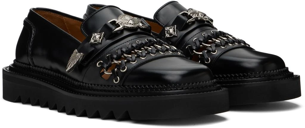 Toga Virilis Black O-Ring Loafers 4