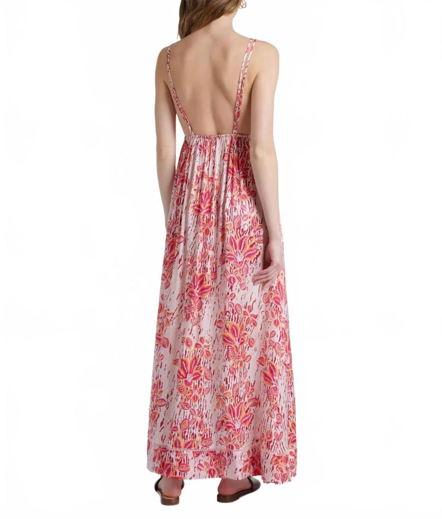 Women's Long Cassandra Dress In Pink Exotic Floral  On Sale Now with Up to  40% Off | Discover Exclusive Deals & Savings at BeyondStyle  Authentic  Poupette St Barth women|clothing|dresses with