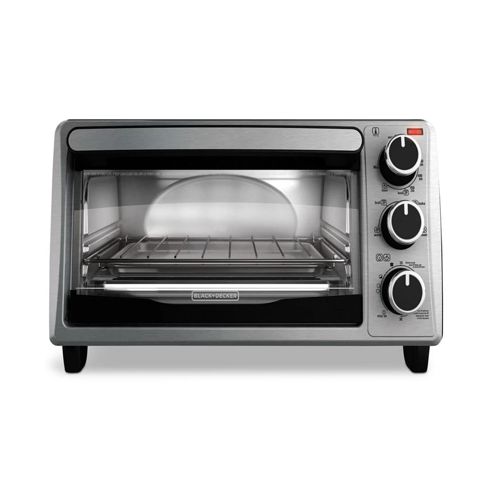 Black & Decker Stainless Steel 4 Slice Toaster & Broiler Oven 2