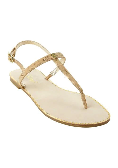 Lilly Pulitzer Pulitzer Rita Thong Cork Sandals 1