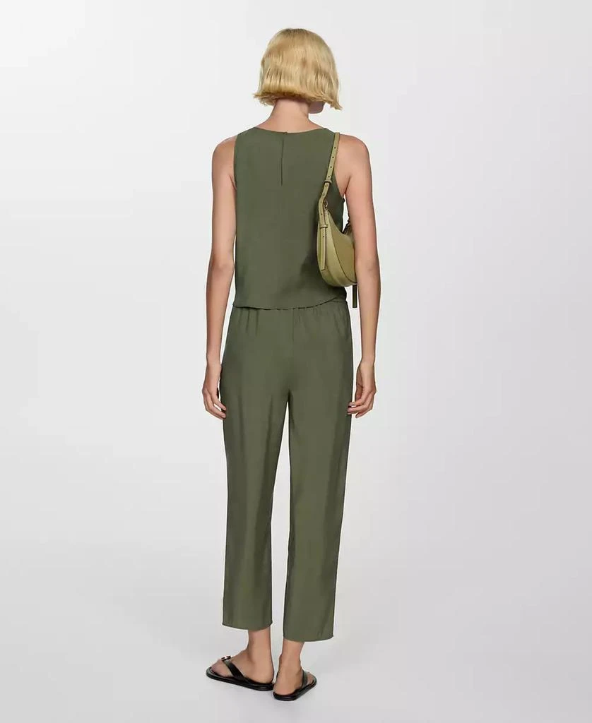 Mango Women's Modal Straight Pants 3