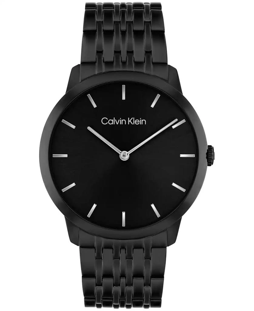 Calvin Klein Men's Intrigue Black Stainless Steel Bracelet Watch 40mm 1
