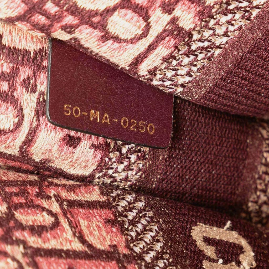 Dior Dior Red Oblique Canvas Mini Book Tote Bag 7