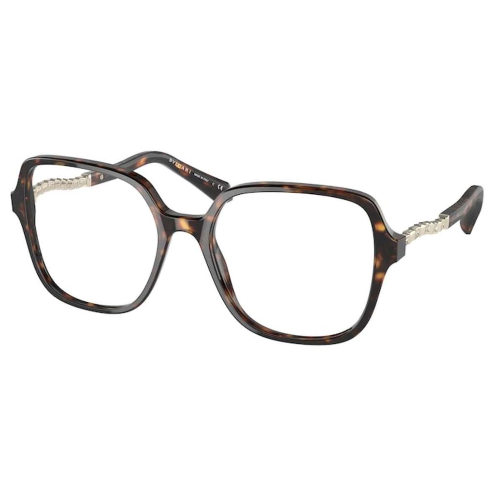 BVLGARI Bulgari Women's Brown Square Opticals