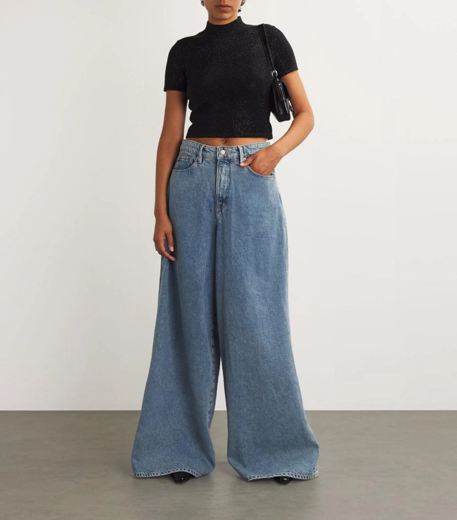Good American Extreme Wide-Leg Jeans 2