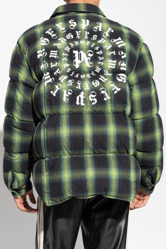 Palm Angels Palm Angels Checked Puffer Jacket 3