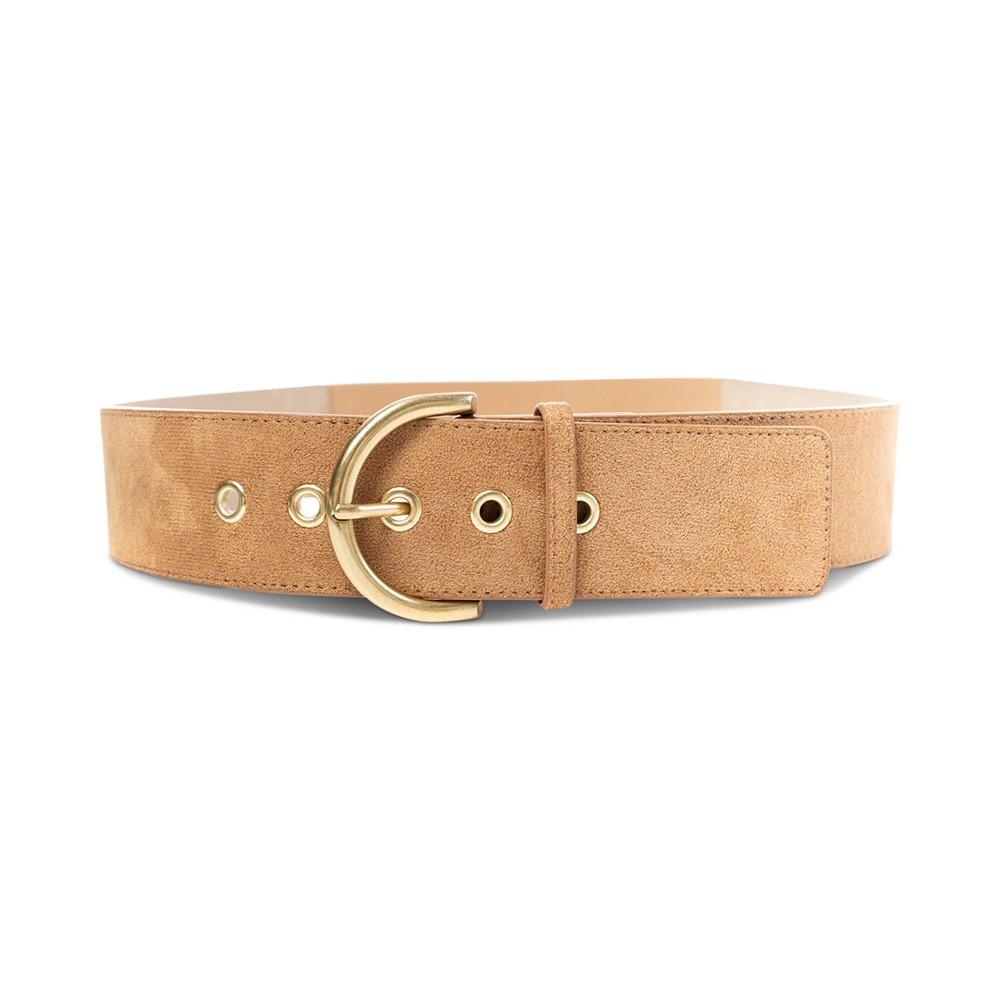 Style & Co Women's Faux-Suede Stretch Belt, Created for Macy's