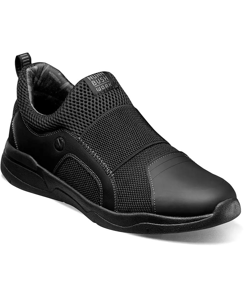 Nunn Bush Men's Grazie Work Splash Guard Slip Resistant Slip On Shoe