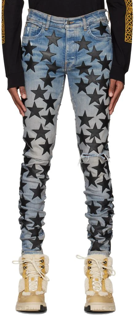 AMIRI Blue Chemist Star Jeans 1