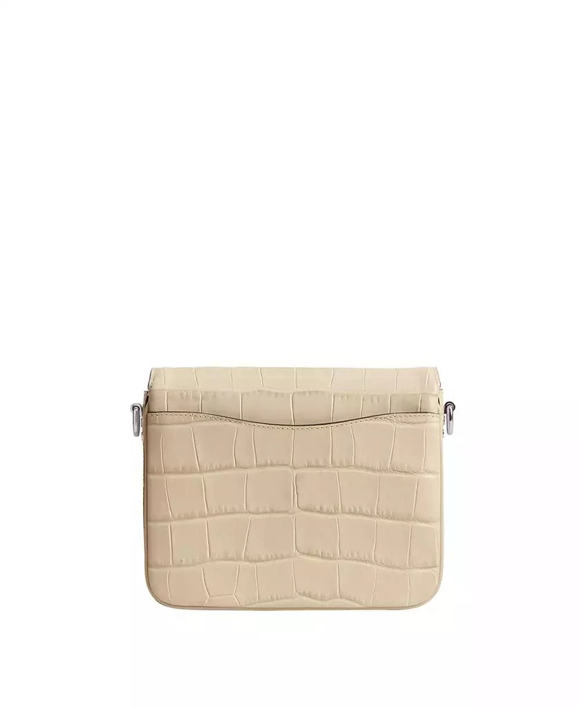 Coach Cassie 19 Croc Embossed Leather Mini Crossbody 4