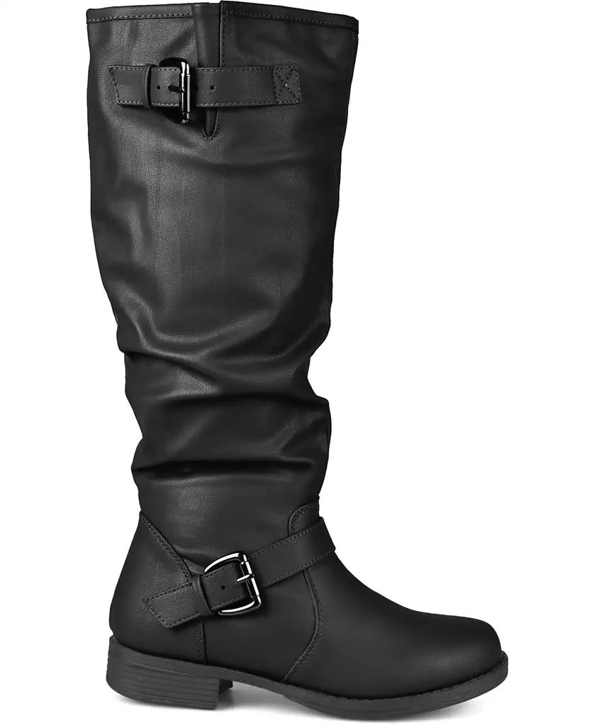 Journee Collection Women's Stormy Extra Wide Calf Knee High Riding Boots 2
