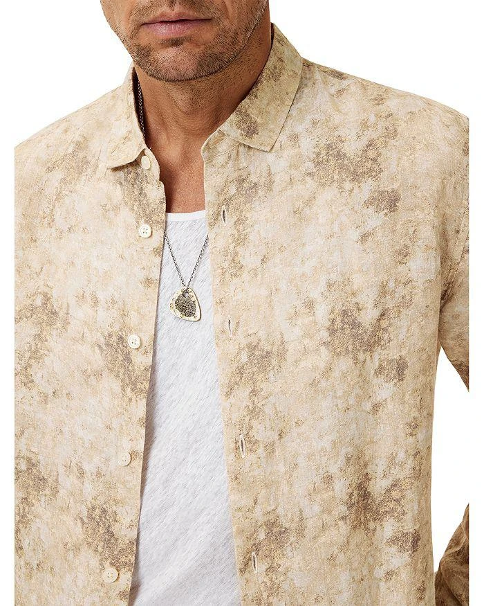 John Varvatos Luca Regular Fit Linen Shirt 6