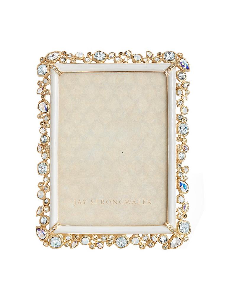 Jay Strongwater Leslie Bejeweled 5'' X 7'' Frame