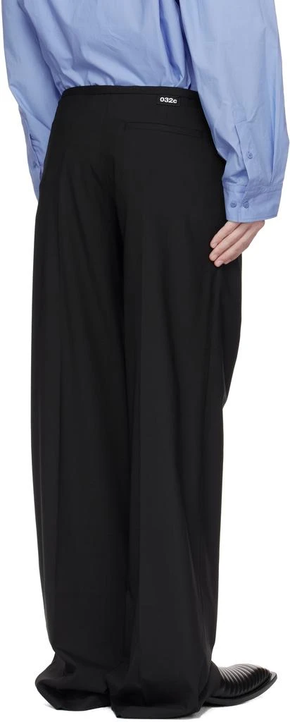 032c Black '032c Office Attire' Wide Leg Suit Trousers 3