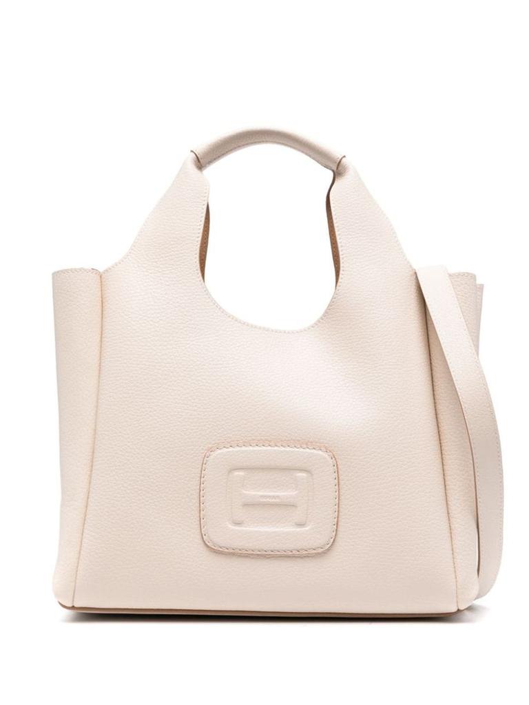 HOGAN H-BAG SMALL LEATHER TOTE BAG レザーバッグ hogan Hogan H-Bag Small Leather Tote Bag - Tote Bags