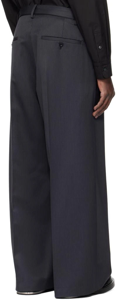 Sacai Black Doeskin Trousers 3