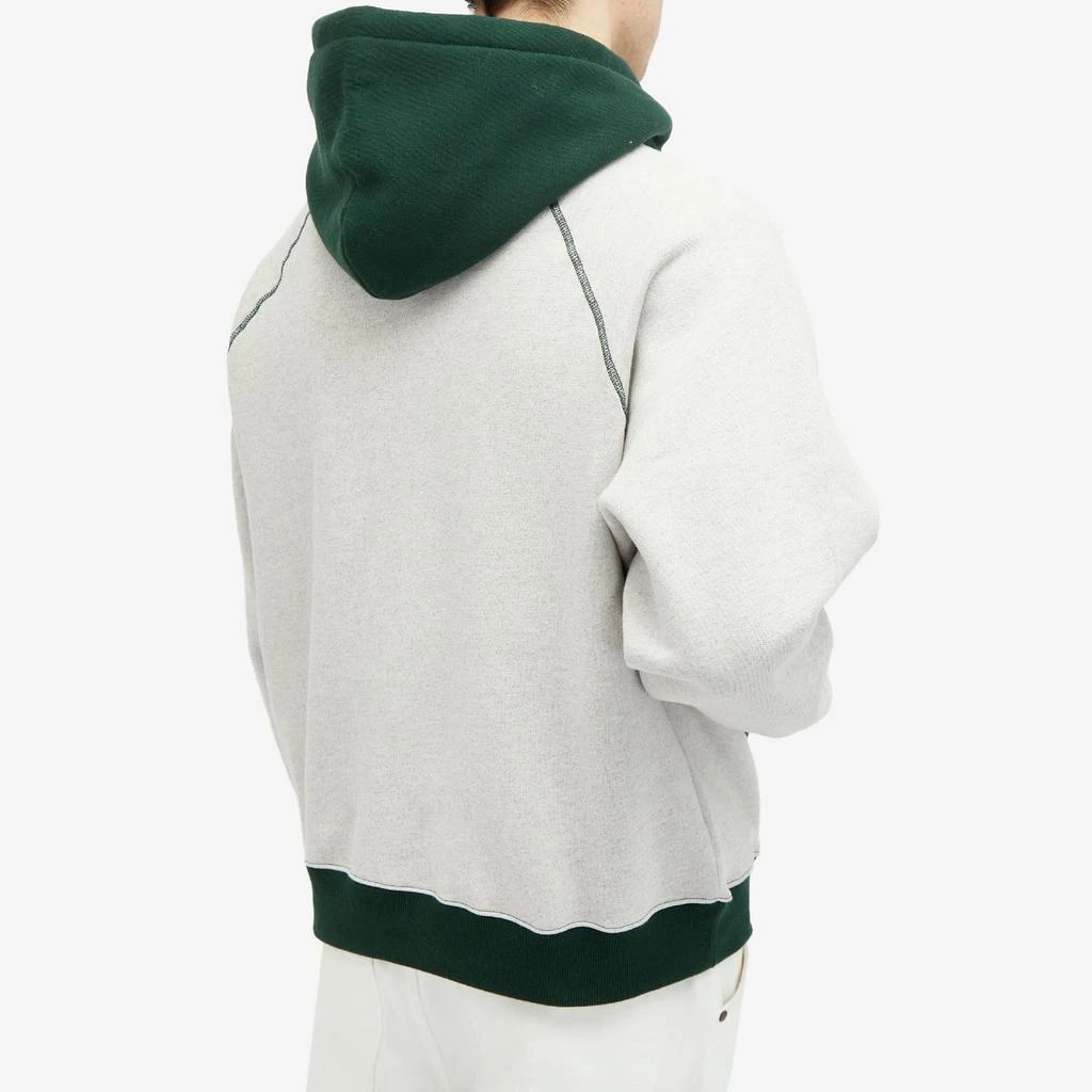Brain Dead Brain Dead Logo Head Raglan Hoodie 3