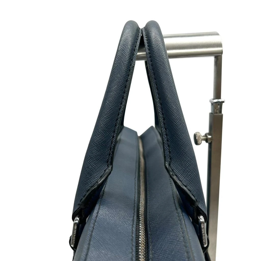 Michael Kors blue Navy Pvc Briefcase (Pre-Owned) 6