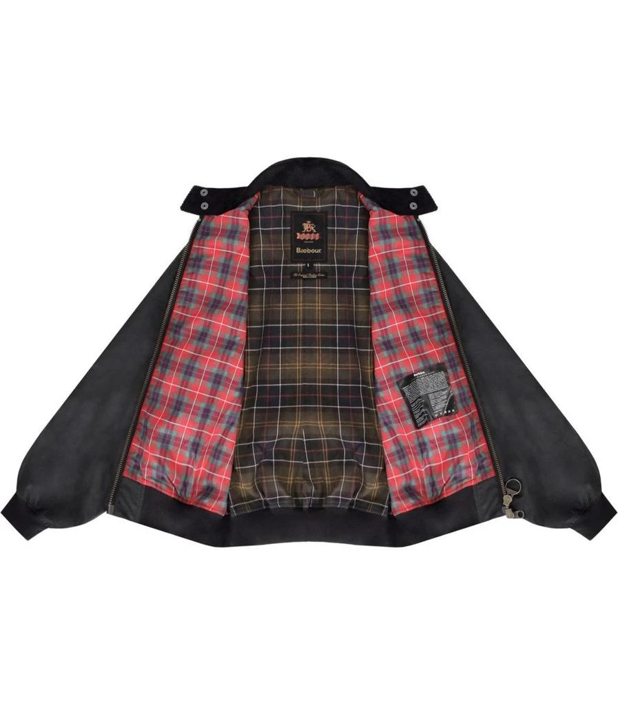 Baracuta Barbour X Baracuta Waxed Black Jacket 5