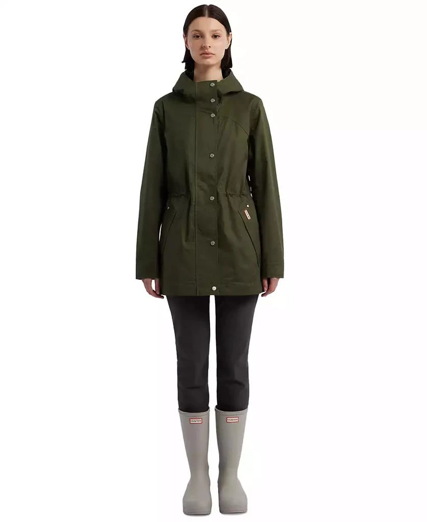 Hunter Women's Hooded Waterproof Rain Jacket 6