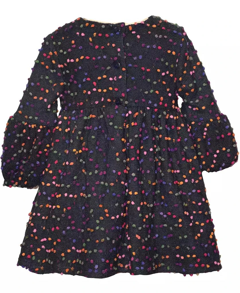Bonnie Jean Little Girls 3D Confetti Dot Knit Dress 3