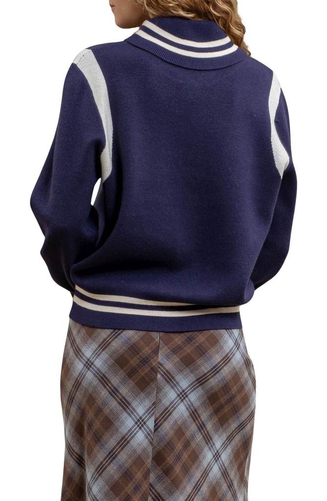 Blu Pepper Varsity Jacket