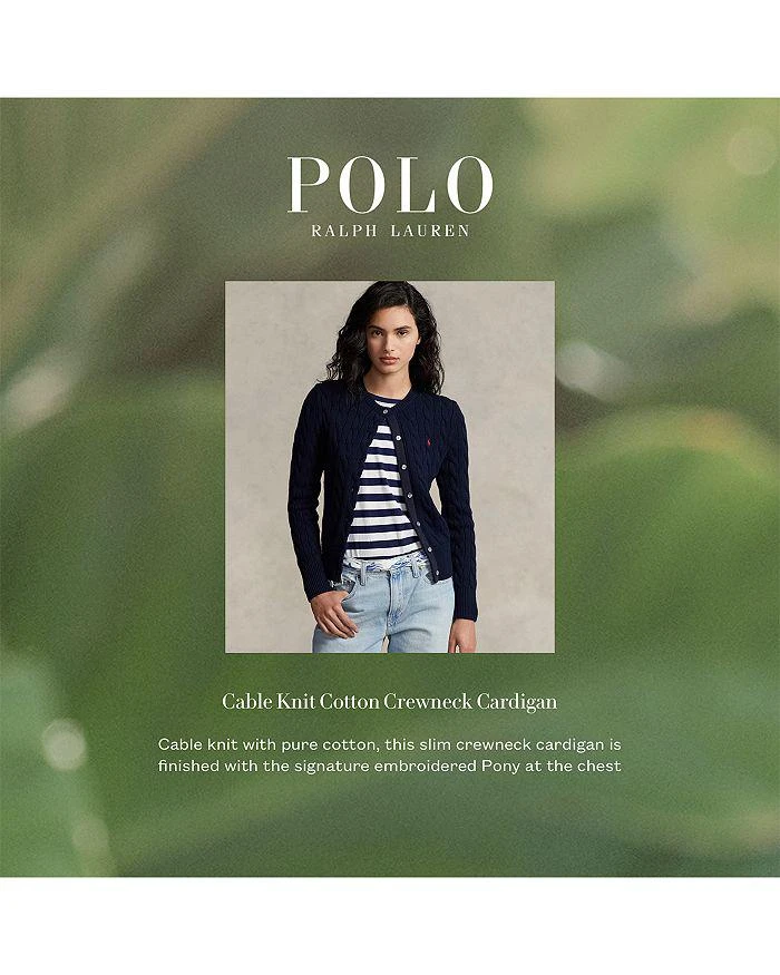 Ralph Lauren Cotton Cable Knit Cardigan 6