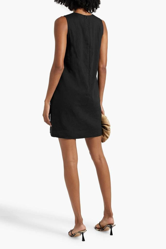 Linen-blend mini dress  On Sale Now with Up to 65% Off | Discover  Exclusive Deals & Savings at BeyondStyle  Authentic Theory dresses|women|mini  dresses|clothing|cocktail and party dresses with Limited-Time Discounts,  Free