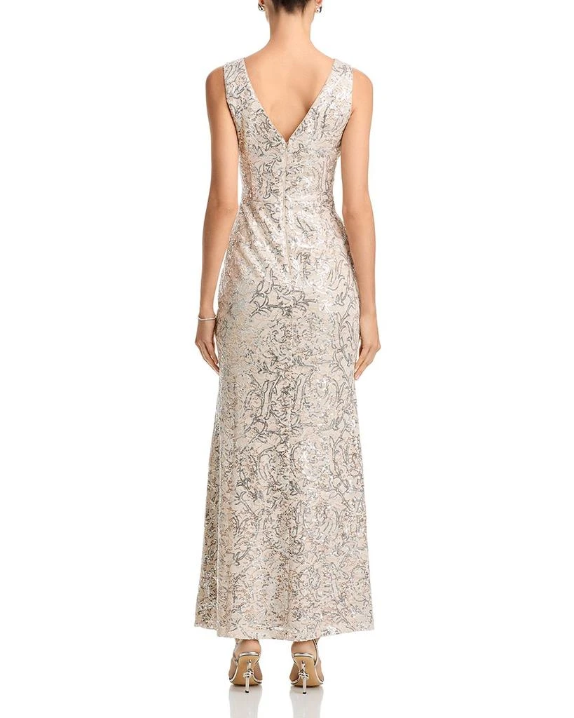 Eliza J Sleeveless Ruffle Gown 4