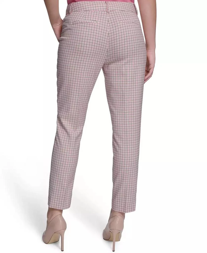 Tommy Hilfiger Women
s Slim Fit Plaid Pants 2