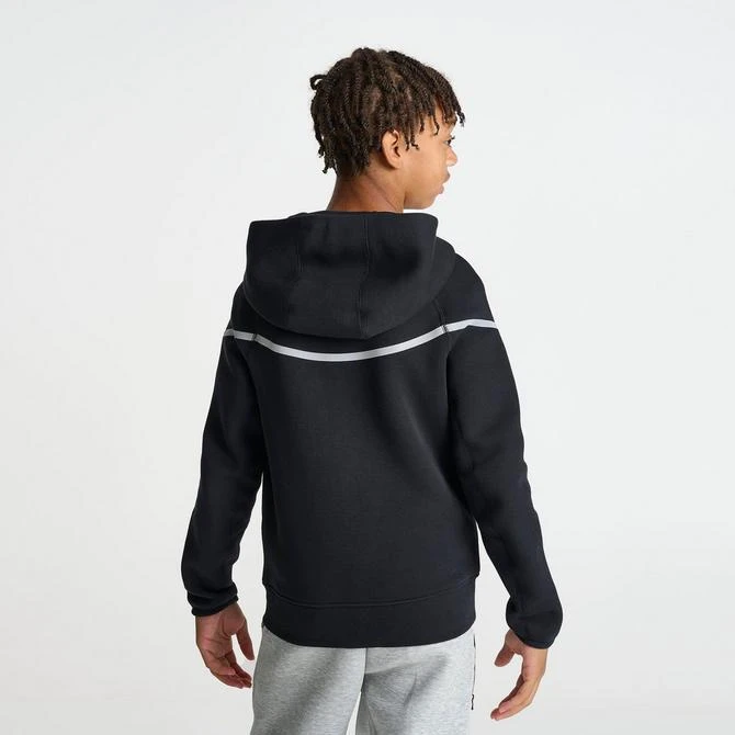 NIKE Boys' Big Kids' Nike Sportswear Tech Fleece Reflective Full-Zip Hoodie 4