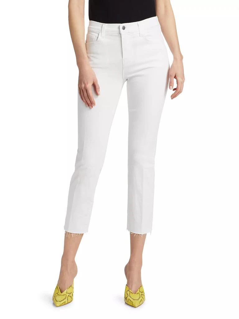 L'Agence Sada High-Rise Crop Slim Straight Jeans 3