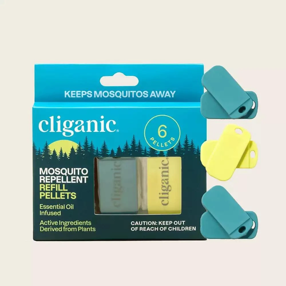 Cliganic Mosquito Repellent Refillable Wristbands - 4PK 
8 Refills 7