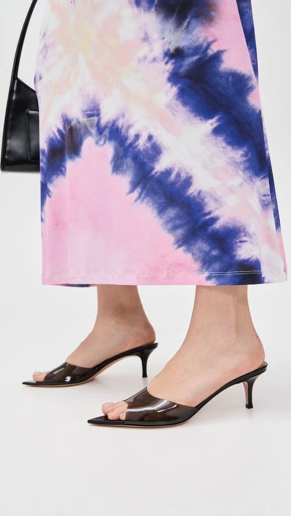 Gianvito Rossi Elle 55 Glass + Vernice Sandals 2