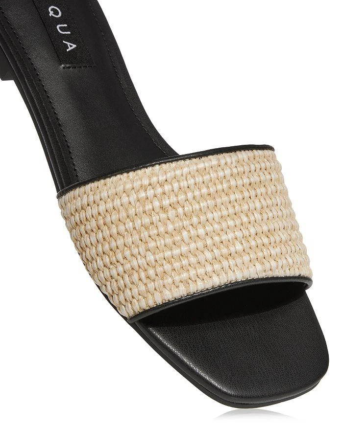 AQUA Women's Deker Slip On Slide Sandals - Exclusive 5