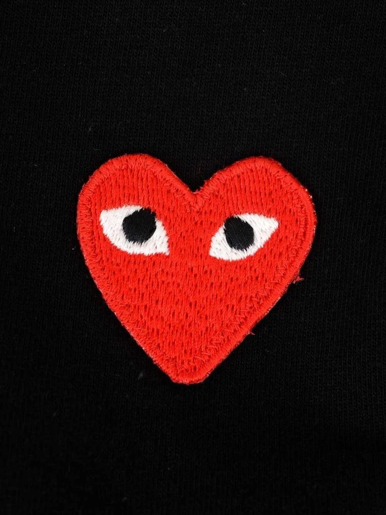 Comme des Garçons Play Comme des Garçons Play Heart Logo Embroidered Crewneck T-Shirt 3