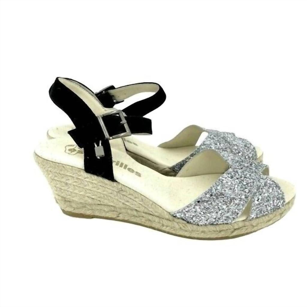 ESPADRILLES Espadrilles - Women's Boem Glitter Wedge Sandals