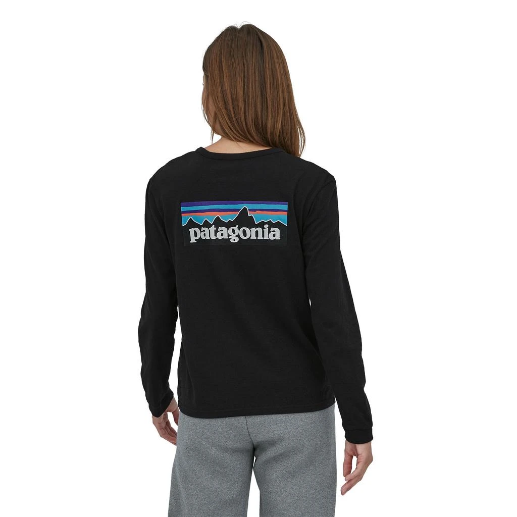 Patagonia Patagonia Long-Sleeved P-6 Logo Responsibili-Tee Shirt - Women's 4