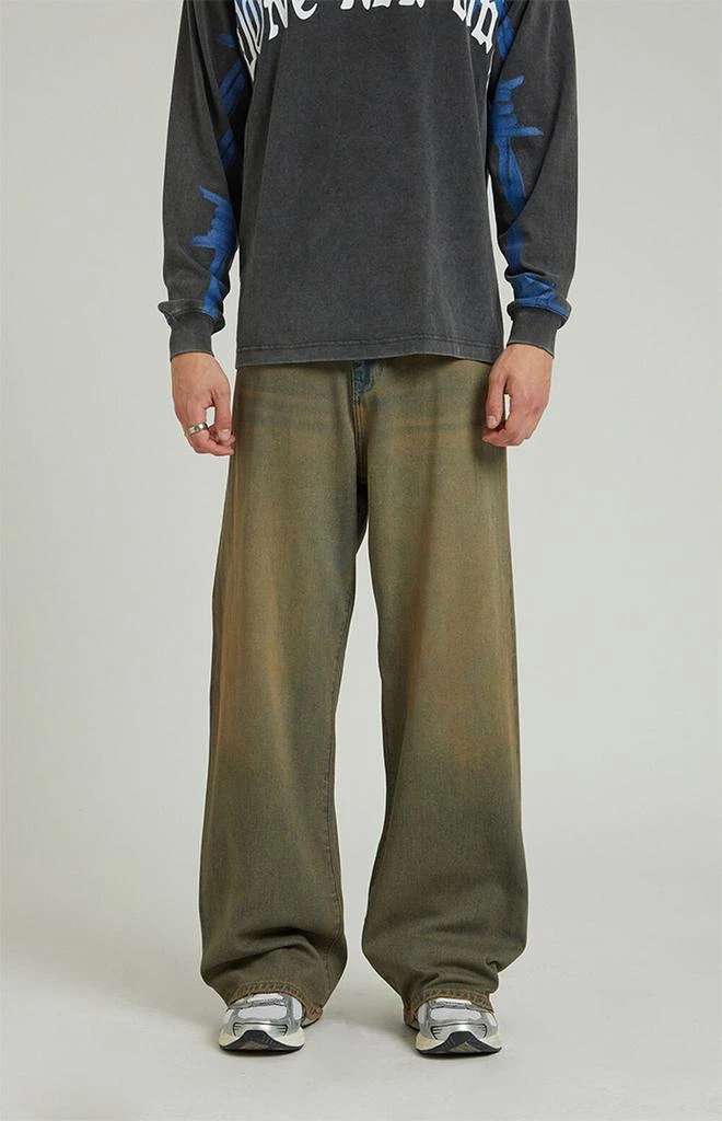 PacSun Blake Tinted Extreme Baggy Jeans Medium Indigo 1