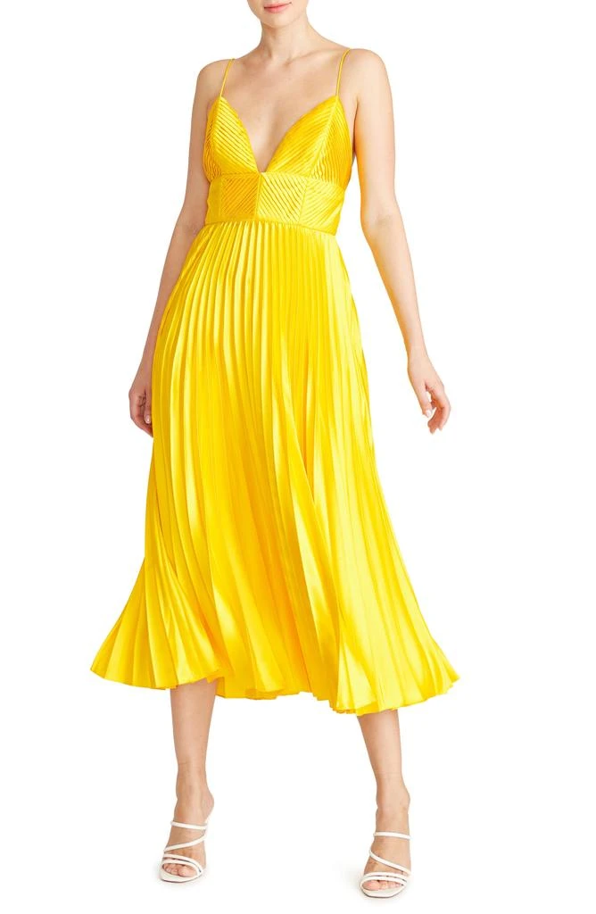 Viv Pleated Midi Dress  On Sale Now with Up to 80% Off | Discover  Exclusive Deals & Savings at BeyondStyle  Authentic AMUR dress|dresses|women|female|clothing  with Limited-Time Discounts, Free Shipping, and Price