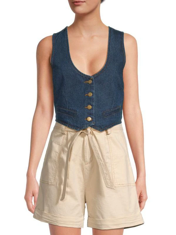 Lea & Viola Denim Vest 1