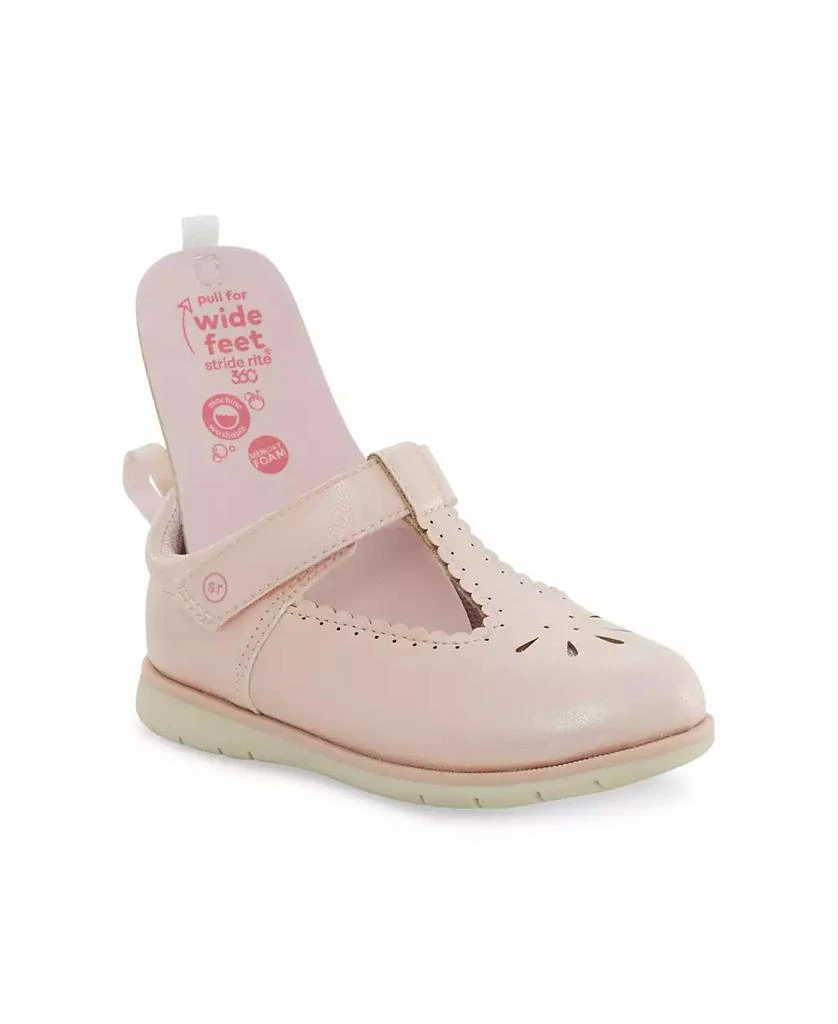 Stride Rite Toddler Girls Lacey 2.0 Machine Washable Mary Jane Shoes 6