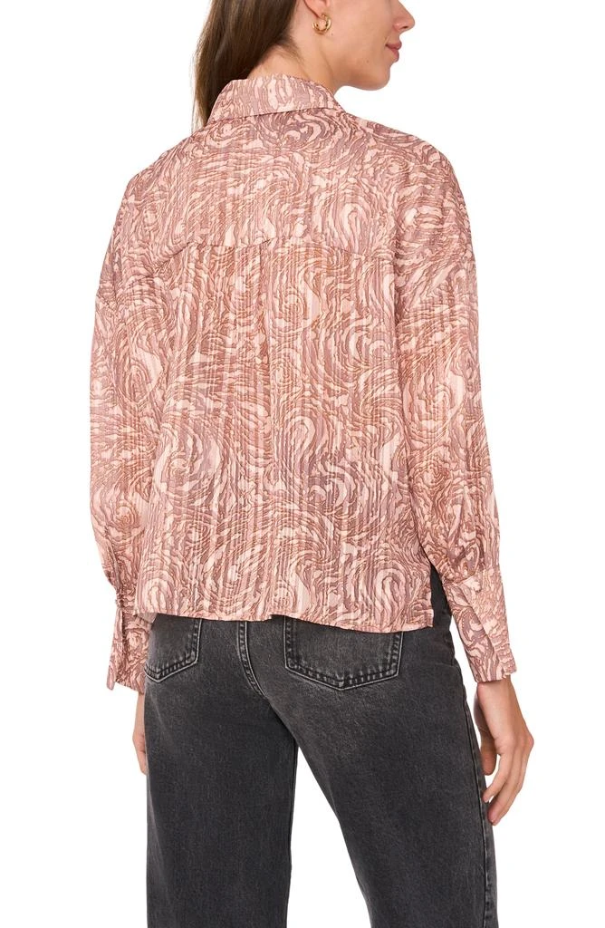 Parker The Cassandra Metallic Button-Up Shirt 9