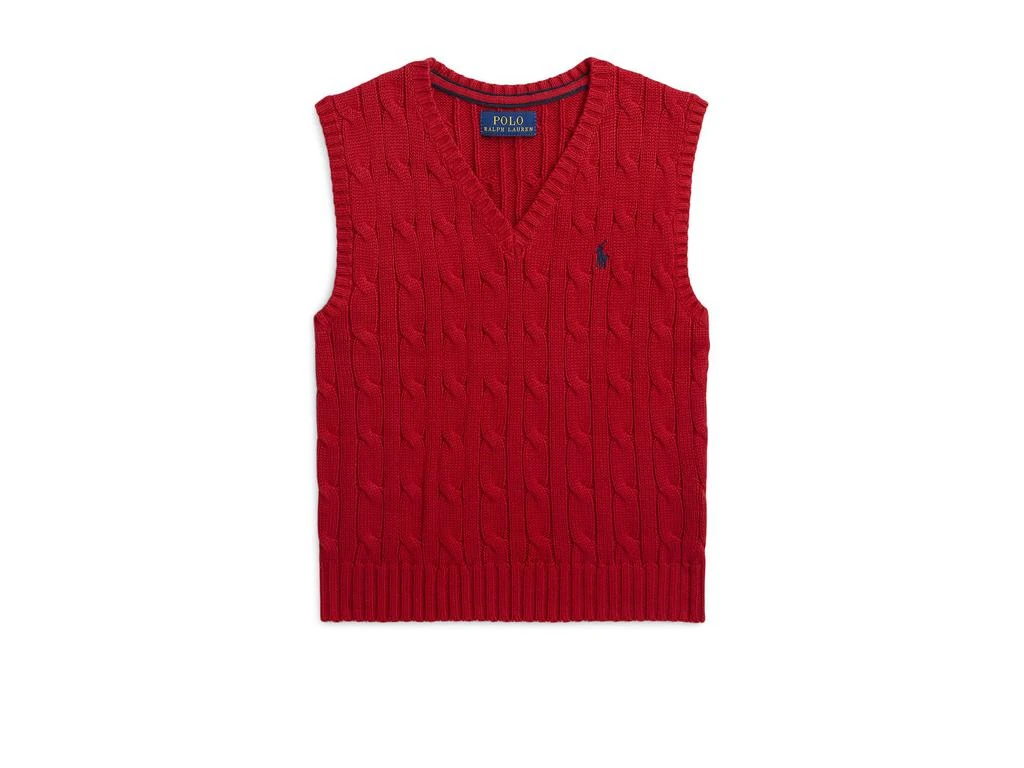 Ralph Lauren Cable-Knit Cotton Sweater Vest (Toddler/Little Kid)