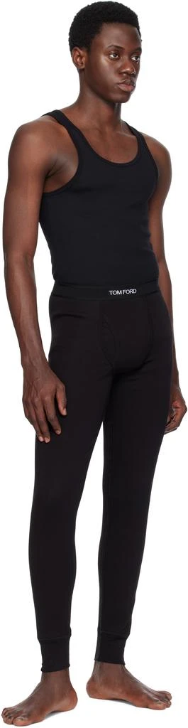 Tom Ford Black Jacquard Long Underwear 4