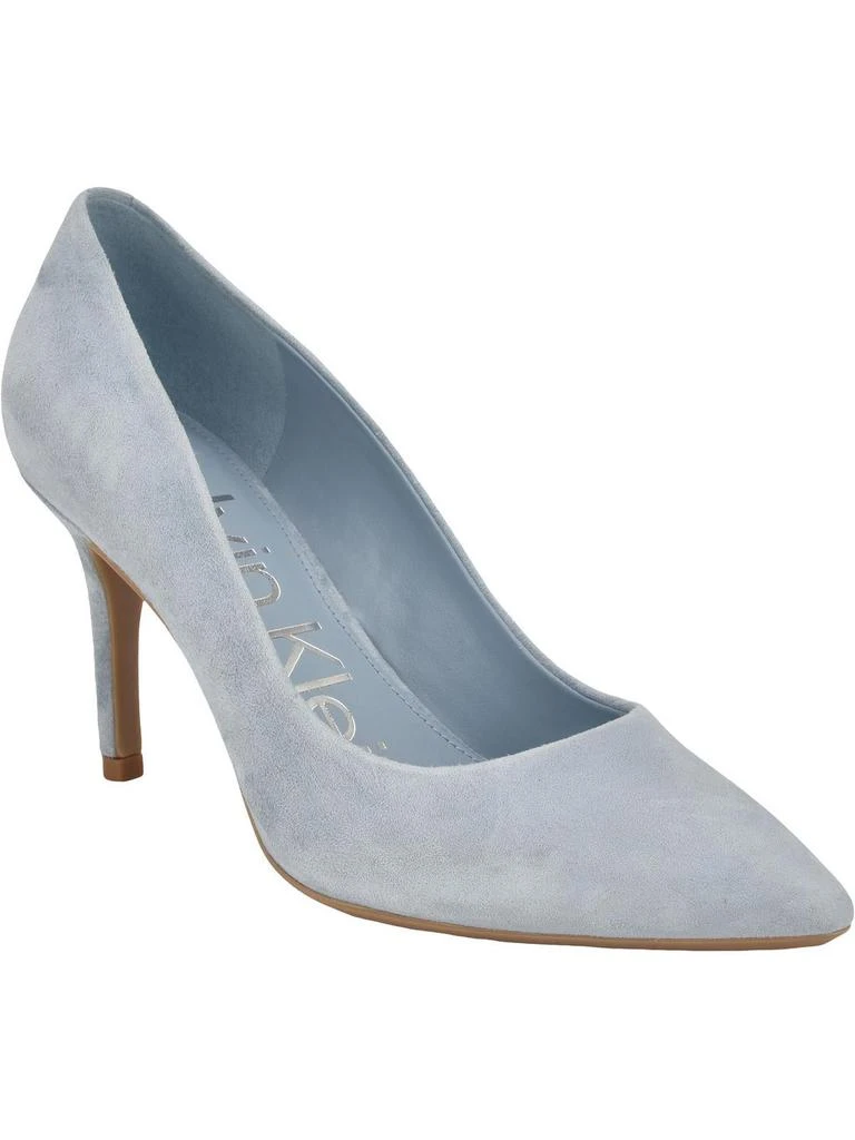 Calvin Klein Gayle Womens Leather Pointed Toe Heels 5