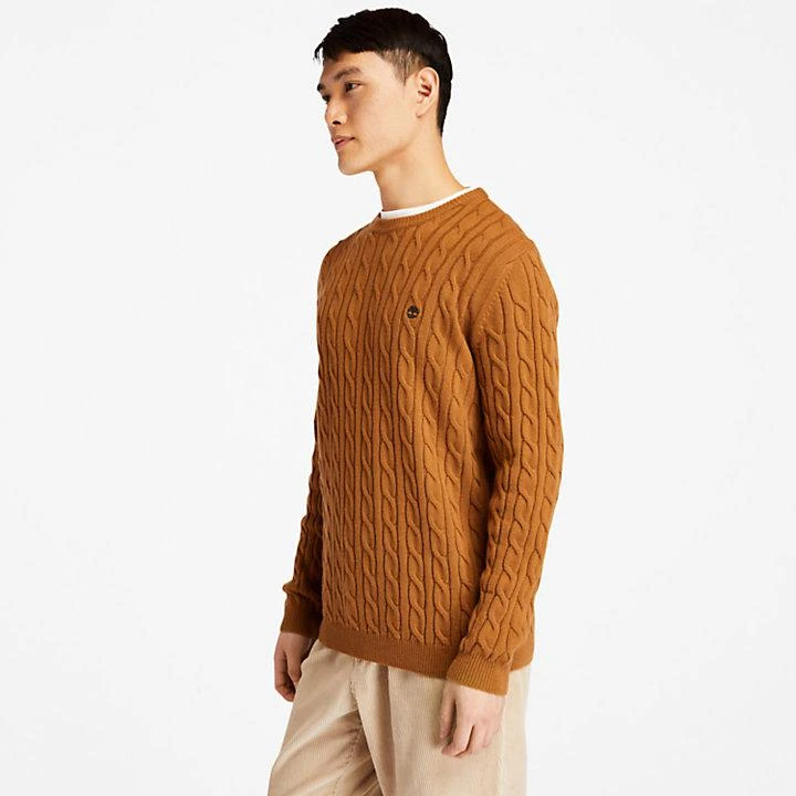 Timberland Phillips Brook Cable-knit Sweater for Men in Brown 4