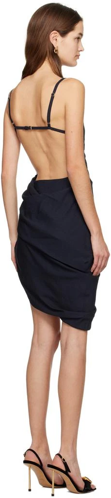 Jacquemus Navy 
La robe Saudade
 Minidress 3