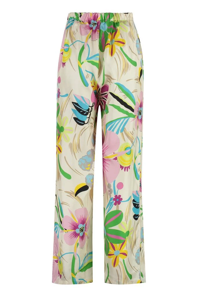Gucci Gucci Floral Print Wide-Leg Trousers 2