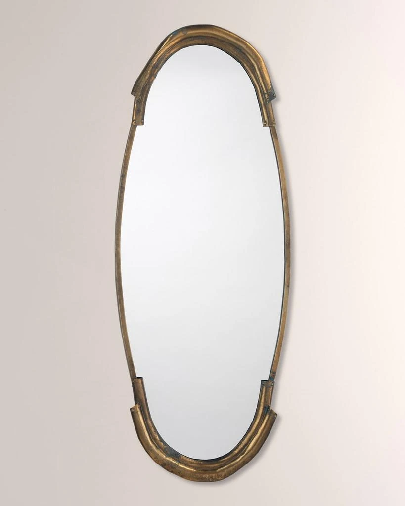 Jamie Young Margaux Mirror in Antiqued Brass 1
